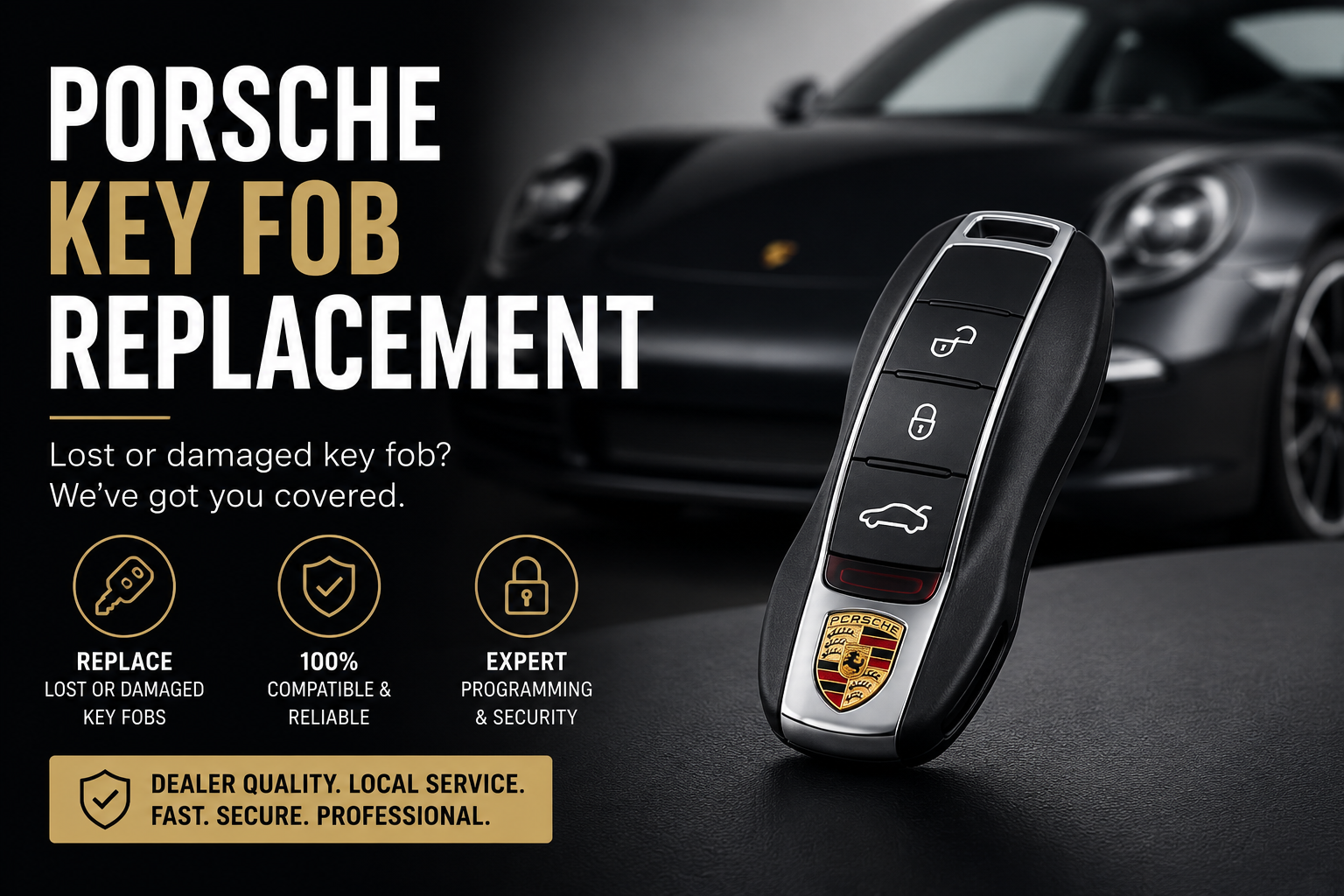 Porsche Key Fob Replacement in Miami