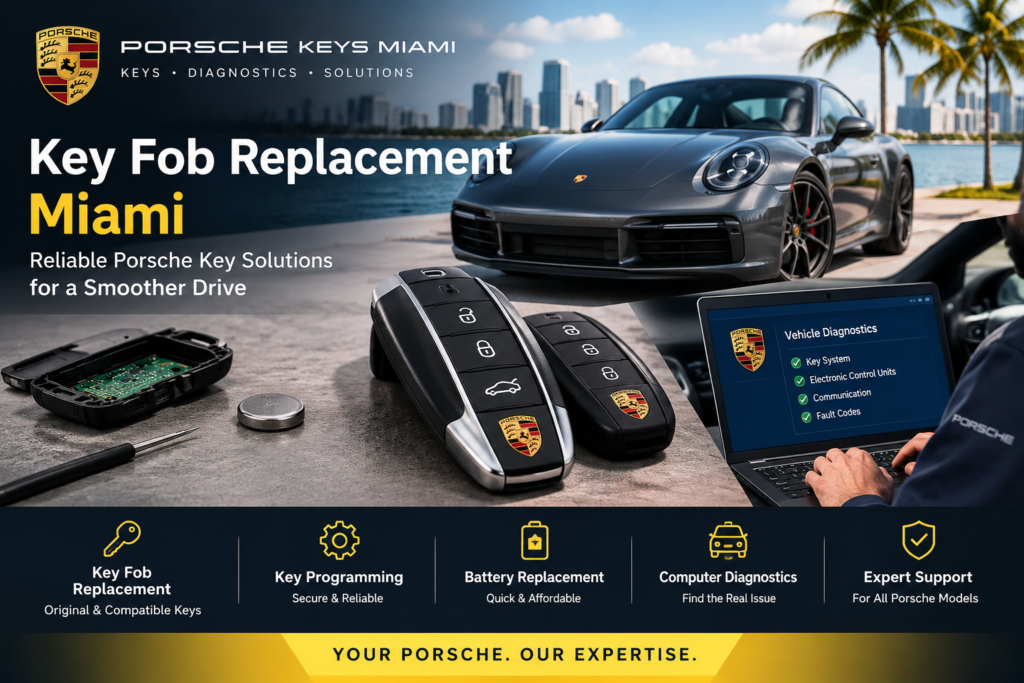 Porsche Key Fob Solutions in Miami