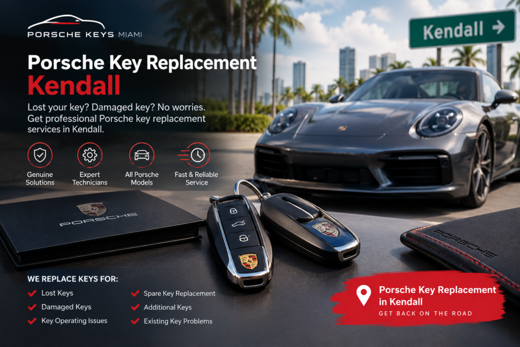 Porsche Key Replacement Kendall