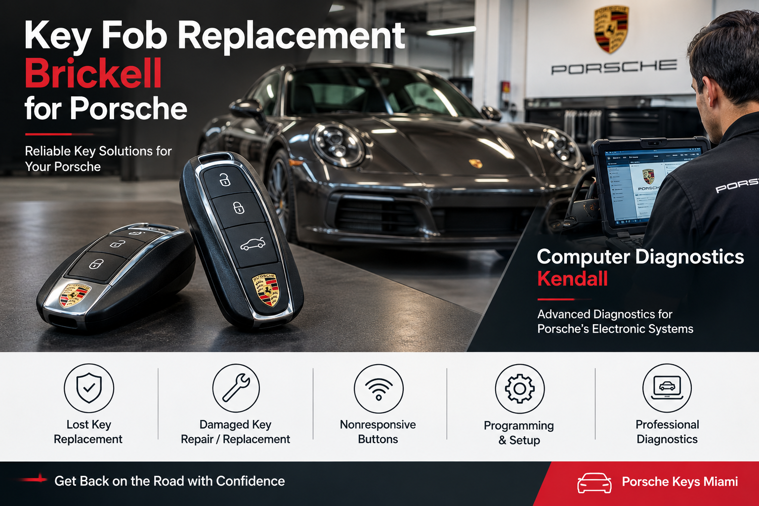 Porsche Key Services Promotional Banner